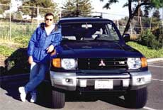Vijay with his Pajero